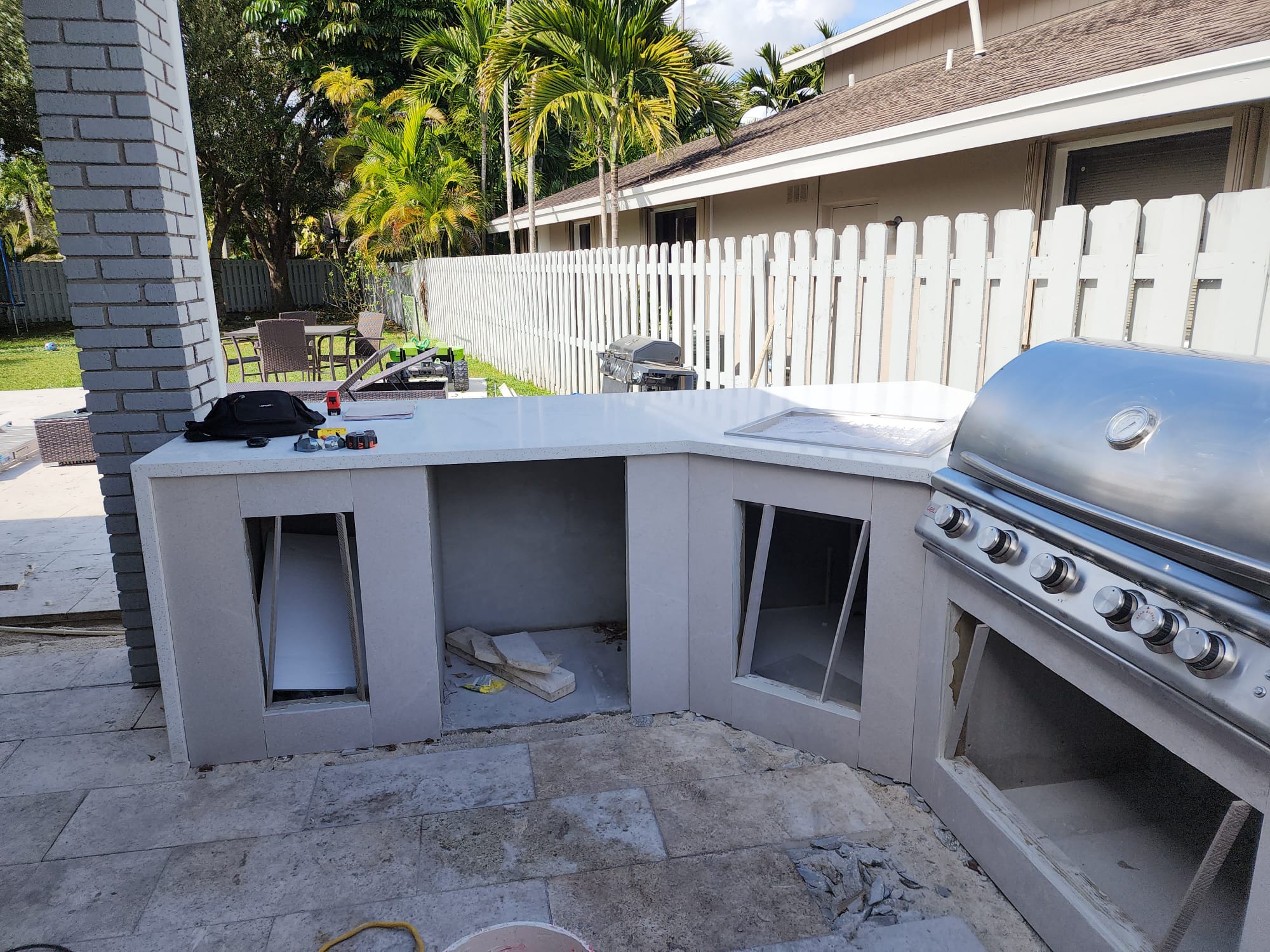 On-site construction and trade craftsmanship in progress.